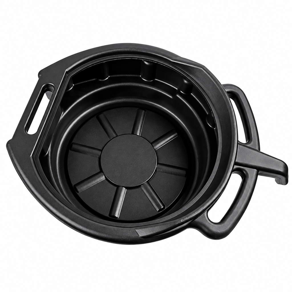 Oil Drain Pan with Three Handles - 10 L