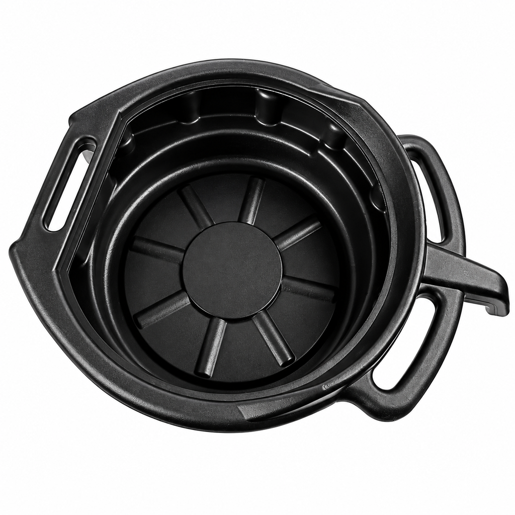 Oil Drain Pan with Three Handles - 10 L