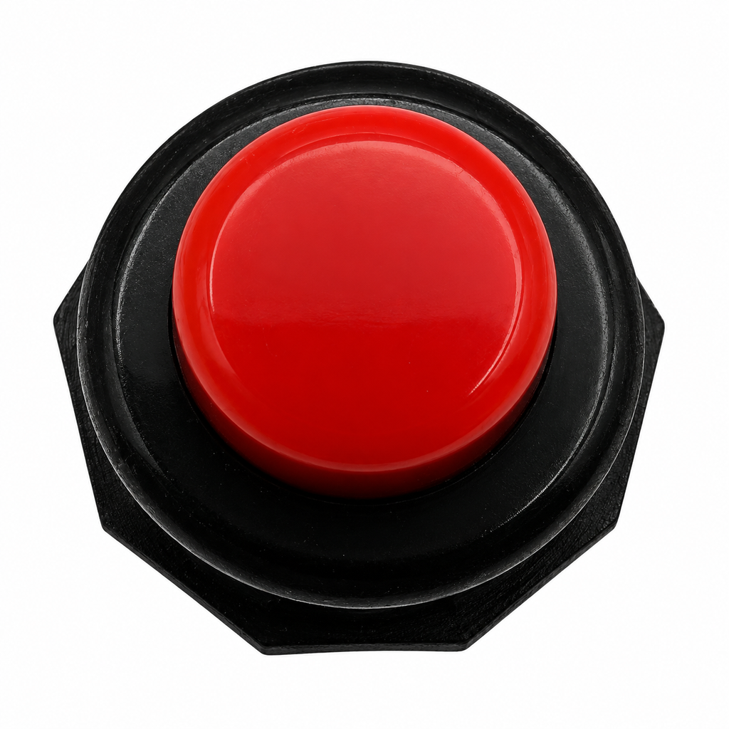 Red Push Button Switches - 2-Pack